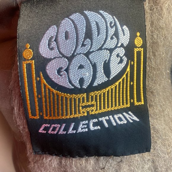 VINTAGE GOLDEN GATE LLAMA AND VIRGIN WOOL LONG COAT (SZ SM) - Picture 14 of 16